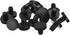 uxcell 16 Pieces Black Rubber Stopper, 5mm Plug Holes for 4.5-4.8mm/0.18-0.19" Hole...