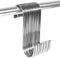 S-Hooks for Hanging Wall Décor and Plants – 10 Pack of 1-3/4 inch S-Hooks, with an Overall Length of 5-1/2 Inches...