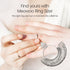 Meowoo Metal Ring Sizer Measuring Tool with Magnifier, Metal Ring Guage for Ring Measurer and Ring Sizer Clear and Intuitive Reading. Plastic Ring...