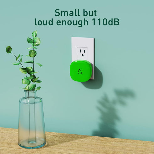 SECRUI Wireless Doorbells for Home, Classrooms, Apartments, Businesses, etc. Easy to Use, Adjustable Volume, 58 Chimes, Colorful LED, Waterproof, ...