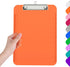Plastic Clipboards, Translucent Clip Board with Low Profile, Purple Clipboard with Ruler,Office Clipboards, School Supplies, Letter Size 12.5 x 9 ...