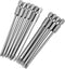 10pcs 100mm Magnetic Flat Slotted Phillips Cross Head Screwdriver Bit Sets 1/4 Inch Hex Shank S2 Steel Screw Driver Drive Drill Bits for Electric ...