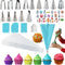 Piping Bags and Tips Set for Beginners, Cake Decorating Supplies Kit for Baking with Pastry Bags and Tips, Icing Tips, Couplers,Silicone Ties...