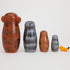 Bits and Pieces - Nesting Monkeys - Hand Painted Wooden Nesting Dolls - Matryoshka - Set of 5 Dolls from 6" Tall...