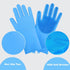 Pet Washing Gloves, Gentle Silicone Dog Bath Shampoo Shower Brush Grooming Mitts Waterproof, Massaging and Bathing Rubber Scrubber for Dogs & Cats...