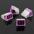 20pcs Push-in Wire Connecters 6 Port, Wire Quick Connection Terminal, 18-12 AWG / 0.75-2.5mm²...
