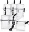 6Pcs Waterproof Badge Holder Case, Clear ID Card Holder with Lanyard, Floating Sports Case Locker, Waterproof ID Card Case with Double Locker for ...