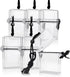 6Pcs Waterproof Badge Holder Case, Clear ID Card Holder with Lanyard, Floating Sports Case Locker, Waterproof ID Card Case with Double Locker for ...