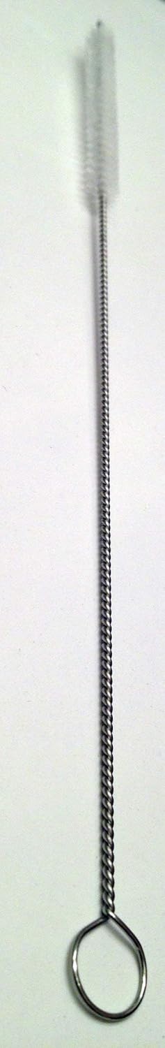 Drinking Straws Cleaning Brush CocoStraw - BPA Free - 1 Nylon Bristle Fits Coffee Shop Green Star Straws Straw Cleaner for Washing SS Drink Straws...