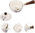 UPKOCH Tea Set Japanese Tea Set Teapot with Infuser Teapot Blooming and Loose Leaf Tea Maker with Wooden Handle Asian Kitchen Tea Kettle Style 1 T...