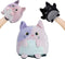 Double-Sided Flip Plush Toy,Reversible Stuffed Animal Mood Plush Flip Show Your Mood at All Times (Cat)...