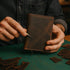 RFID Blocking Bifold Hipster Credit Card Wallet Premium Lambskin Leather (Vintage)...