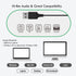 USB Earbuds for Computer, in-Ear USB Headphones with Microphone & 1.8M Long Cord, USB-A Headset Compatible with Laptop, Desktop PC, Notebook, Chro...