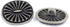 Bezelry 12 Pieces Oval Southwest Concho Style Metal Shank Buttons. 21mm X 17mm (Antique Silver)...