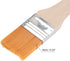 uxcell 6" Paint Brush 1" Width Soft Nylon Bristle with Wood Handle for Wall, Cabinets, Fences Yellow 12Pcs...