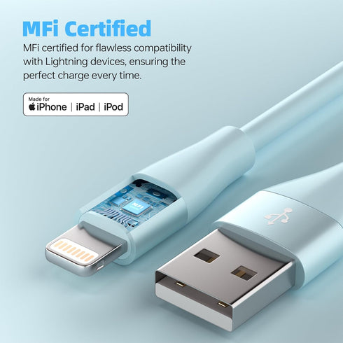 iPhone Charger 3Pack 10 FT Apple MFi Certified Lightning Cable Fast Charging iPhone Charger Cord Compatible with iPhone 14 13 12 11 Pro Max XR XS ...