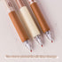 Cute Bear Pens, 6 Pcs, 0.5mm Black Ink, Smooth Writing, Retractable, Wax Protection, Classic Design...