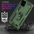 Samsung A71 5G Case, A71 5G Phone Case with Screen Protector, Military Grade Protective Cases with Ring for Samsung Galaxy A71 5G (Military Green)...
