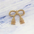 Vintage Ribbon Bow Brooch Pin Exaggerated Bow Knot Lapel Pins Clip Shawl Hat Suit Dress Accessories Brooches Pins Unique Birthday Christmas Jewelr...