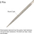 uxcell Diamond Needle Files, 3mm x 140mm Round Type File Handles Hand Tool for Metal Wood Stone Marble 2pcs...