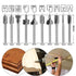 HSS Router Dremel Bits and Router Bit Set 1/8"(3mm) Shank for Power Rotary Tools Accessories for DIY Woodworking, Carving, Edge Treatment Grooving...