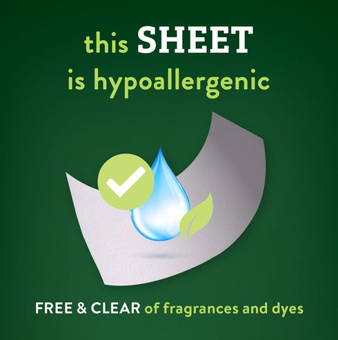 Biokleen Laundry Detergent Sheets - Free & Clear From Fragrances and Dyes, Hypoallergenic Enzymatic Cleaning - 50 Sheets, 100 Loads...