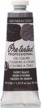 Grumbacher Pre-Tested Oil Paint, 37ml/1.25 Ounce, Ivory Black (P115G)...