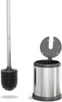 ToiletTree Products Toilet Brush with Lid - Sleek Toilet Bowl Brush and Holder - Toilet Scrubber Brush Set with Heavy-Weight Base - Lidded Toilet ...