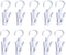 Super Strong Swivel Hanging Hooks - Laundry & Curtain Clips, Clothes Pins - Beach Towel Clips, 4.3-inch, White (10-pack)...