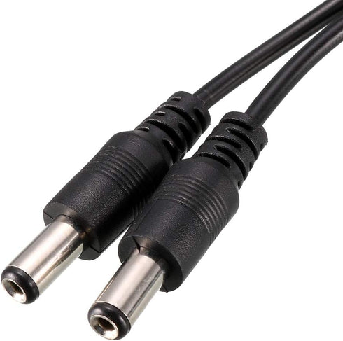 uxcell 1 Female to 2 Male 5.5mm x 2.1mm DC Power Splitter Cable for CCTV Cameras...