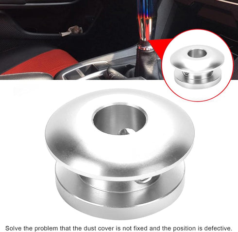 Shift Knob Limiter, Universal Car Shift Knob Boot Retainer Limiter Shifter Shifting Head Buckle Stopper (Silver)...
