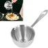 Stainless Steel Saucepan, Half Quart Saucepan Sauce Pan Heavy Bottom Saucepan Cooking Pot with Pour Spout for Home Kitchen Cooking(silver)...