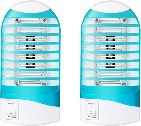 Indoor Bug Zapper for Home Mosquito Killer Trap Zapper, Electric Gnat Fly Trap Zapper for House Plug in Bug Killer Light Lamp Eliminates Flying Pe...