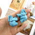 Carved Healing Crystals Gemstones Elephant Statue Figurine Collectible Decor 1.5 inches (Mix 6pcs)...