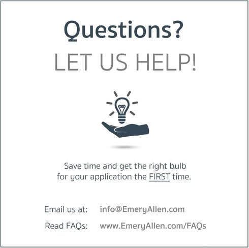 EmeryAllen EA-G9-4.5W-001-279F-D Dimmable Miniature Bi-Pin Base JA8 Compliant LED Light Bulb, 120V-4.5Watt (50W Equivalent) 450 Lumens, 2700K, 1 P...