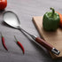 REDANT Stainless Steel Big Serving Spoons for Cooking - Metal Basting Spoon With Wooden Handle - Large Kitchen Spoon For Cooking,Mixing, Serving, ...