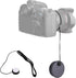 2 Pack RF Mount Body Cap Cover & Rear Lens Cap for Canon EOS R100 R50 R8 R R3 R5 R6 Mark II R7 R10 RP Mirrorless Camera & RF Mount Lenses,with Ext...