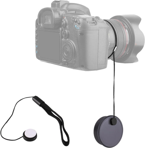 Camera Body Cap and Rear Lens Cap Cover Compatible with Minolta MD/MC/SR Rokkor Lenses Such as SR-2, SR-7, SR-T 101, XK, XM, X-1, XE-5, XE, XE-1, ...