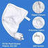 2-Pack Zipper Filter Bag Suitable for Polaris 360 and 380 Pool Cleaning Agents - Universal Filter Bag for Polaris Replacement Parts...