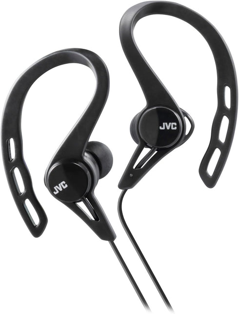 JVC HAECX20B Sports Clip Inner Ear Headphones, Black......