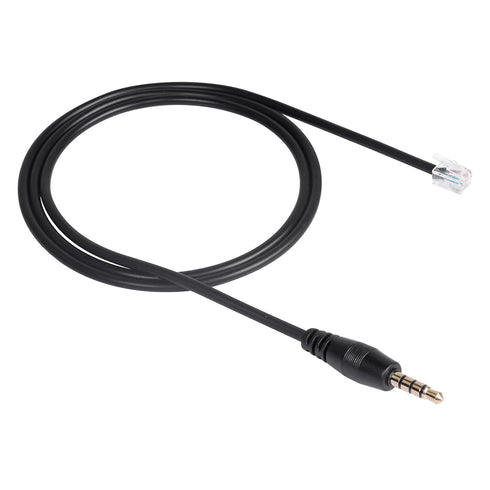 SinLoon RJ9 Male to 3.5mm Telephone Adapter Cable, RJ9 Headset to Male 3.5mm Cell Phone Adapter - Convert RJ9 Headphone to Smartphones Most Androi...