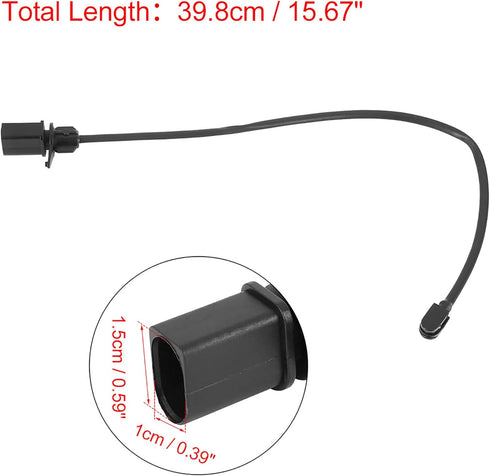 X AUTOHAUX 4M0615121R Front Brake Pad Electronic Wear Sensor Brake Pad Wear Indicators for Audi Q7 2017-2018...