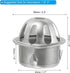 PATIKIL Dome Gutter Guard Filter, 2 Pack 304 Stainless Steel Downspout Strainer, Anti-Blocking Outdoor Gutter Cleaning Tool for Stops Leaves Debri...
