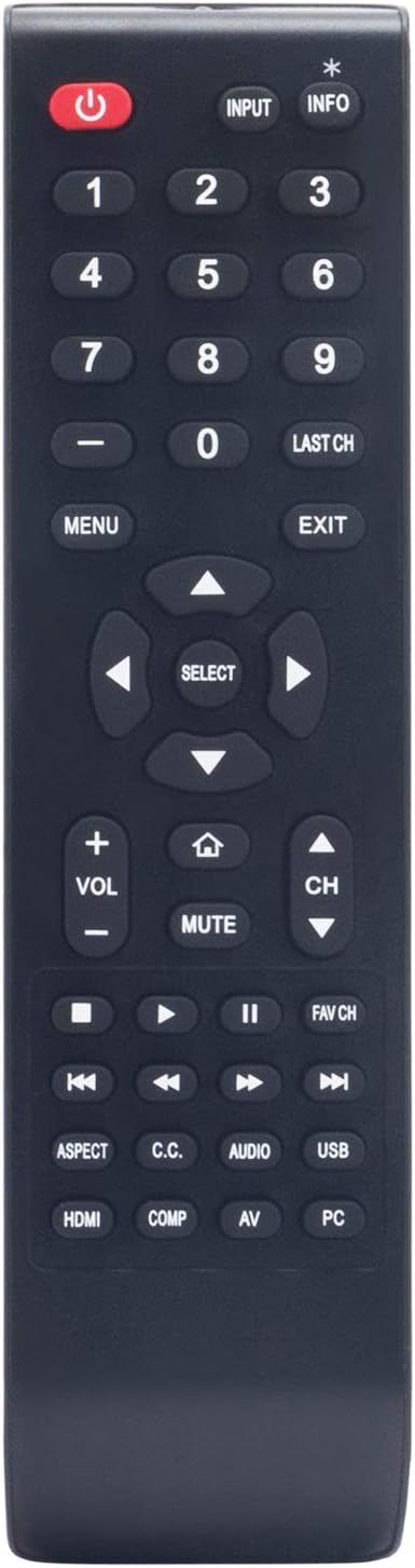 JKT-62C Replacement Remote Control fit for Hitachi TV LE50H508 LE42H508 LE40S508 LE46H508 LE49S508 LE55H508...
