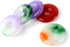FASHEWELRY 10Pcs Natural Jade Stone Donut Charms Pi Disc Gemstone Pendants 20-25mm Polished Colored Healing Chakra Flat Round Gems Beads Charm for...
