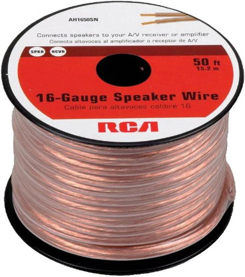 RCA AH1650SR 50 Feet 16-Gauge Speaker Wire...