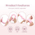 Puffy Spa Headband & Skincare Headbands for Women Makeup,Terry Cloth Towel Head Band for Skin Care,Sponge Make Up Hair Band for Girls,Face Wash Wr...