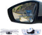 LivTee Blind Spot Mirror, Rectangular Shaped HD Glass Frameless Convex Rear View Mirror with wide angle Adjustable Stick for Cars SUV and Trucks, ...