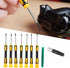 Repair Tool Kit for PS4, Mini 8 in 1 Multifunction PS4 Game Machine Disassembly Precision Screwdriver Set for Switch Game Consoles with 1 x T10H 1...