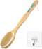 POPCHOSE Shower Brush with Soft and Stiff Bristles, Dual-Sided Long Handle Back Scrubber Bath Brush Body Exfoliator for Wet or Dry Brushing, Dry B...